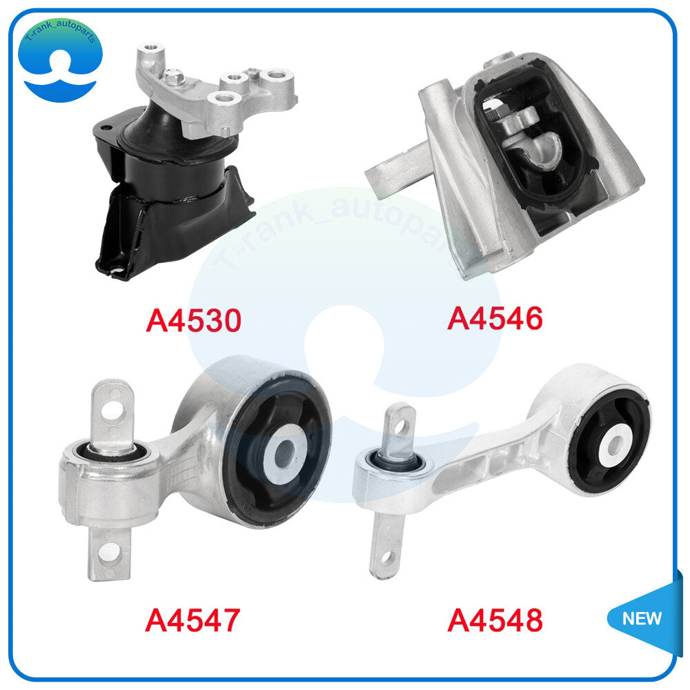 A4530 4PC Engine Motor  Transmission Mounts Set for 2006-2010 for Honda for Civic 1.8L