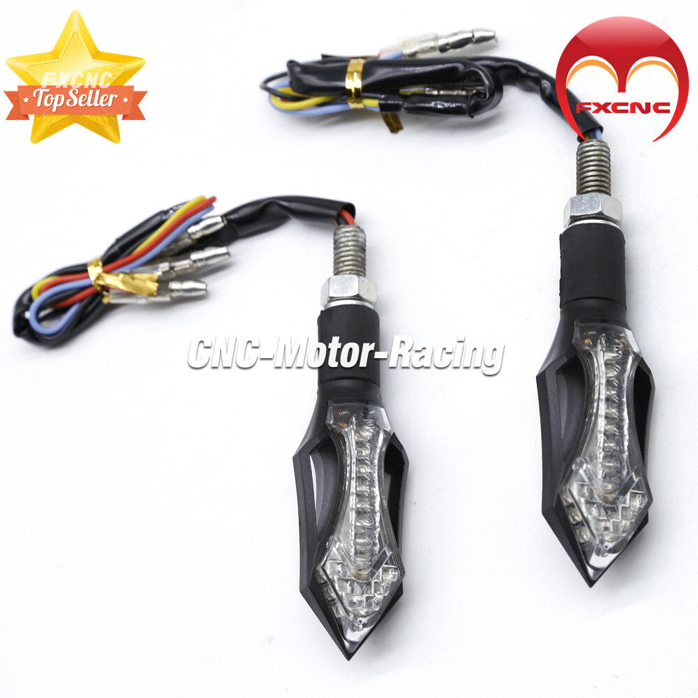 Universal Motorcycle DC 12V 5.4W 4-Wire LED Flashing Turn Signal Light