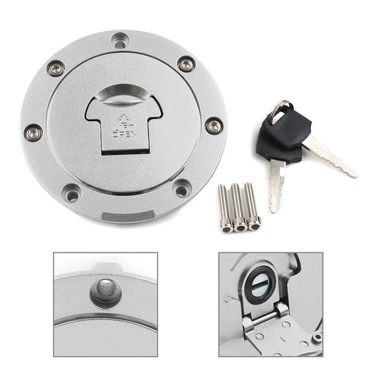 for Honda ST1300 CB400 Universal Fuel Gas Tank Caps Cover  Lock with Key 7 Hole