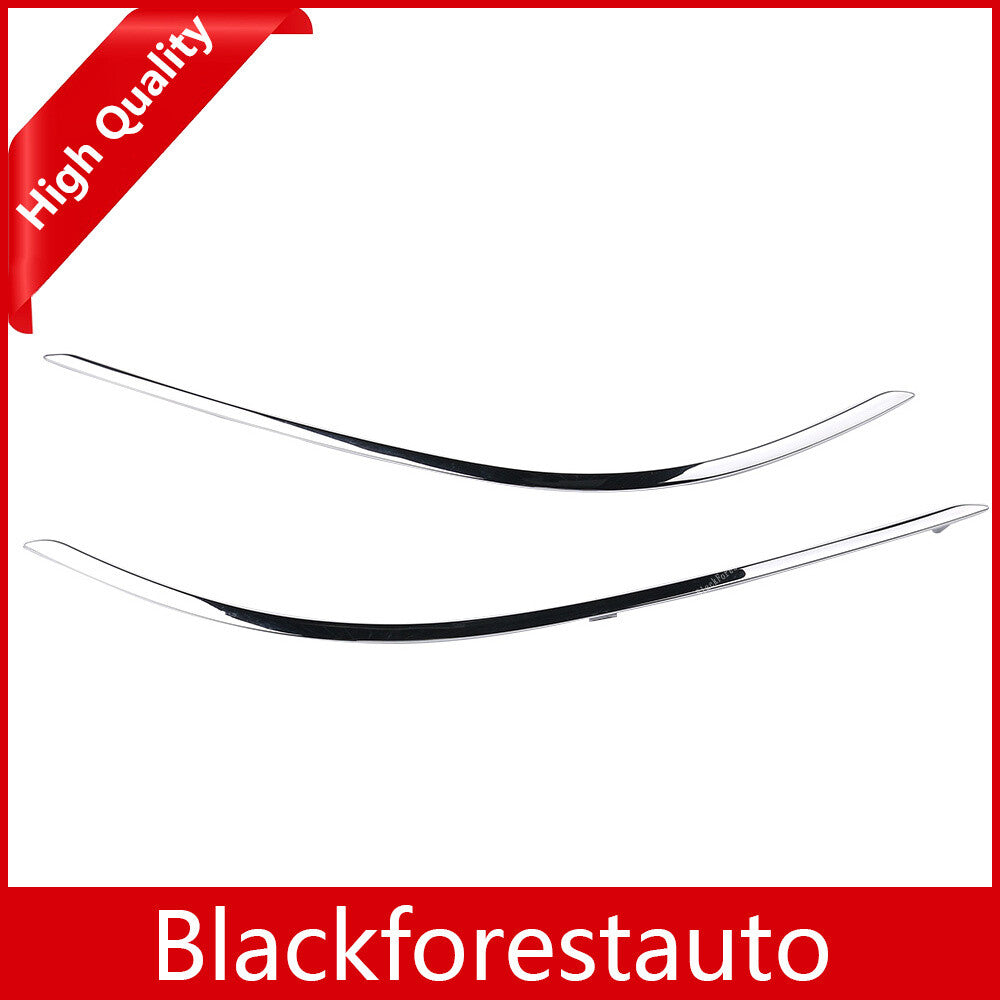 2x Fit For 2012-2015 for Mercedes-Benz C350 Front RightLeft Bumper Trim Molding