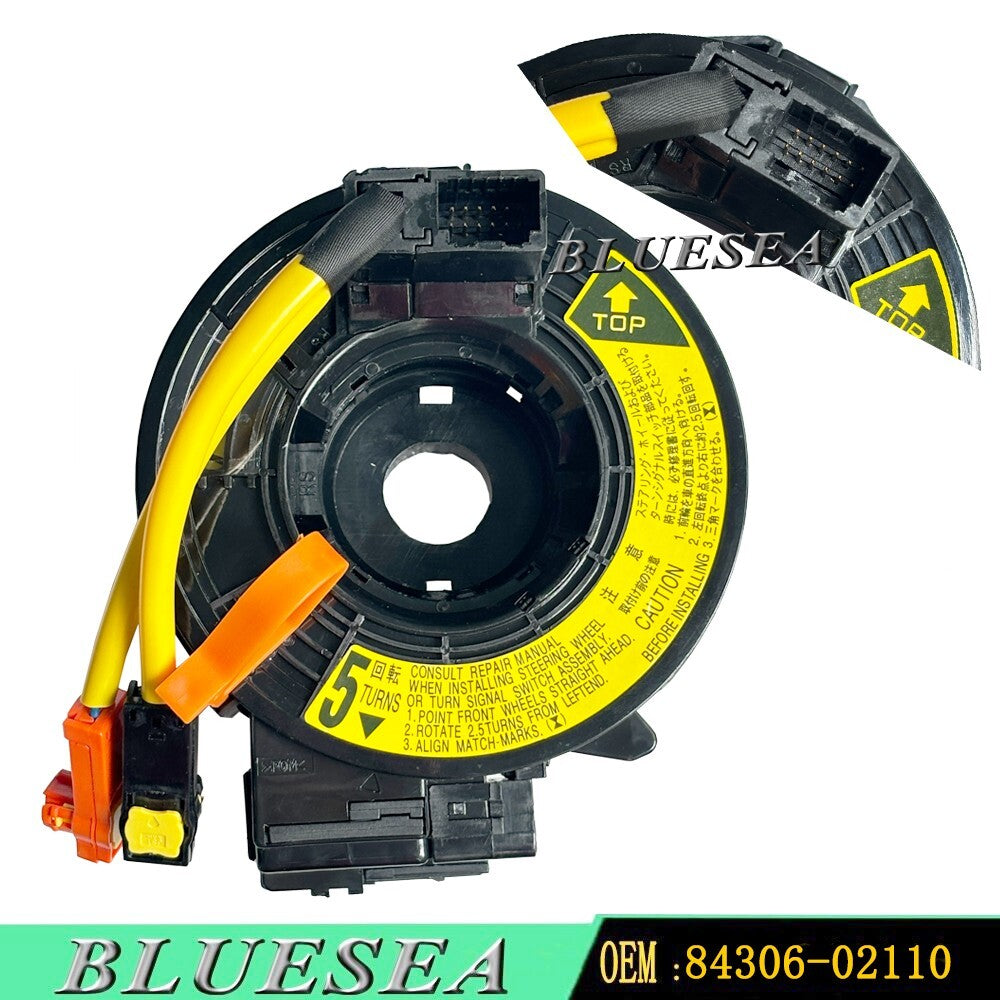 84306-02110 Spiral Cable Clock Spring for Pontiac Vibe 2004-2008 4Cyl 1.8L