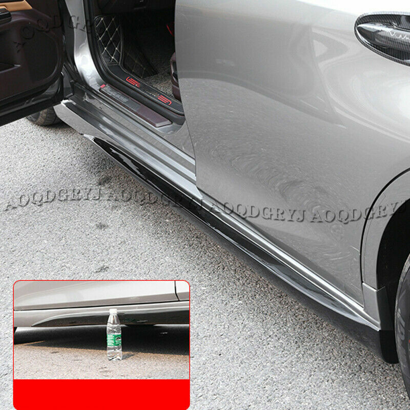 Unpainted Side Skirts Extensions spoiler Body Kit for Lexus ES250/300h/350 19-22