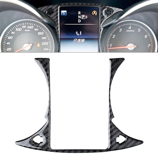Carbon Fiber Interior Front Dashboard Cover Trim for Mercedes-Benz GLC C Class