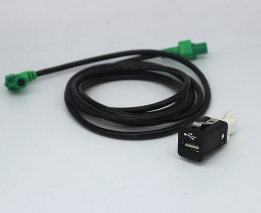 Add Glovebox USB Switch Socket Wire Cable for BMW E60 E81 E70 E90 F30 F10 F25