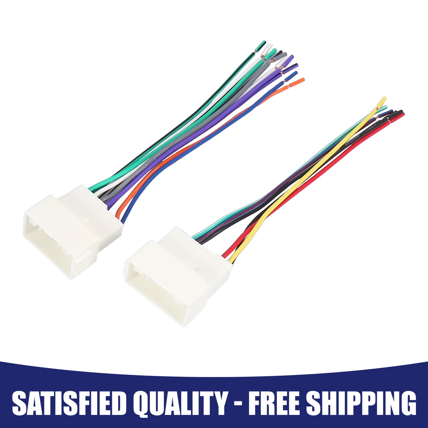 70-7304 CD Player Wiring Harness Radio Adapter Suit for Hyundai for Elantra Set of 2