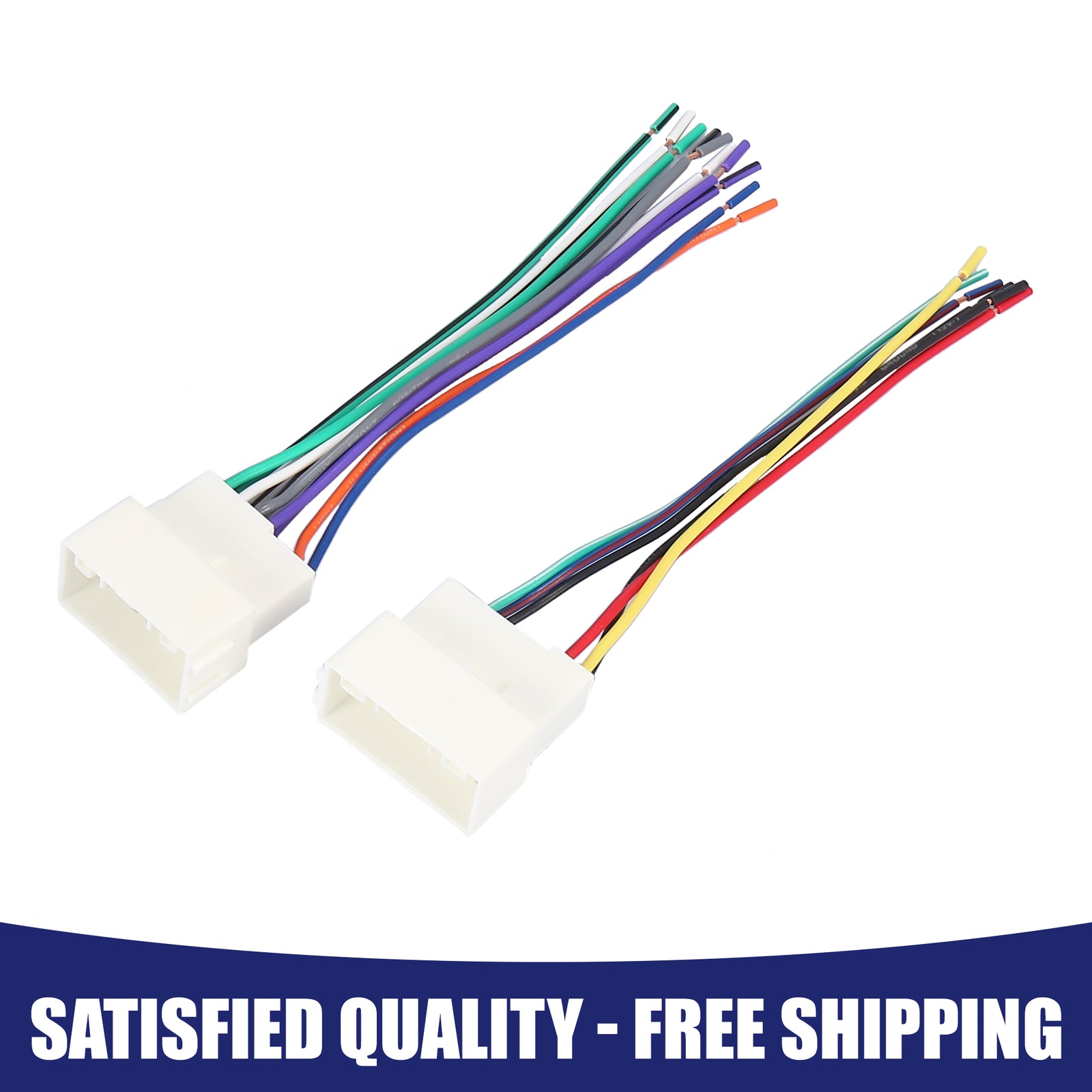70-7304 CD Player Wiring Harness Radio Adapter Suit for Hyundai for Elantra Set of 2