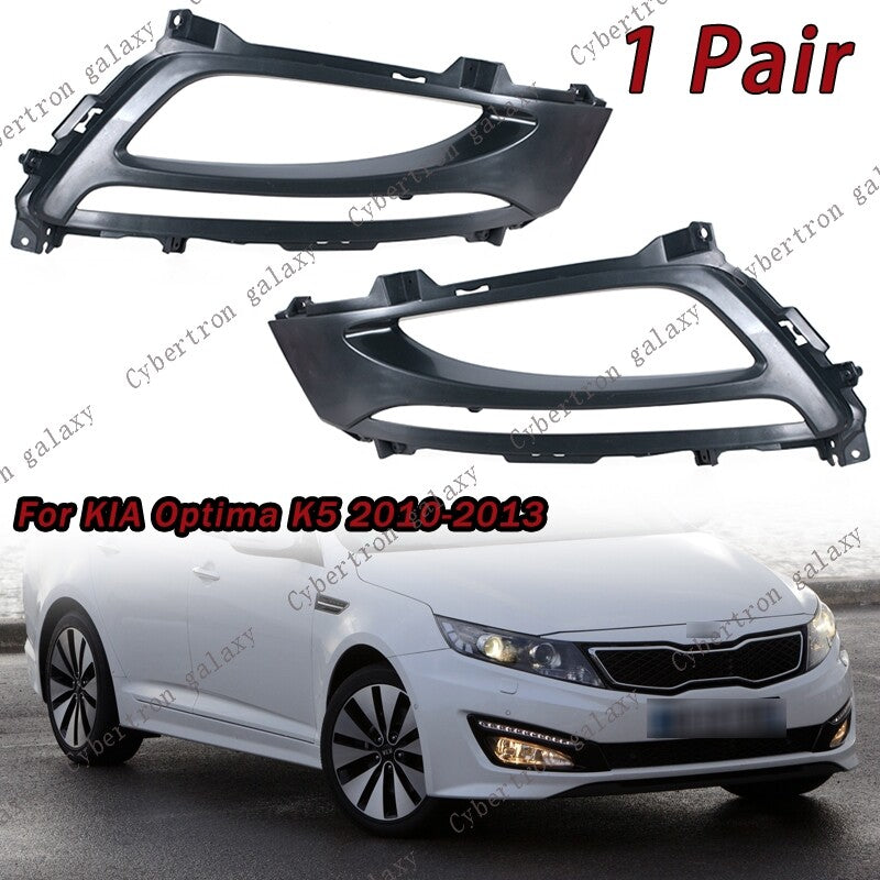 LHRH Front LED Fog Light Frame Cover Housing for Kia Optima K5 2010 - 2013