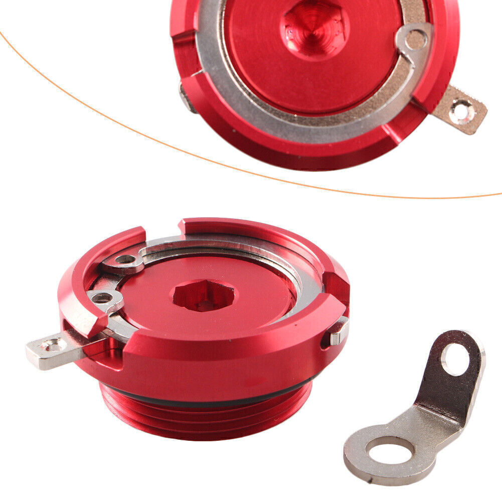 Oil Filler Cap Cover for Kawasaki ZX6R ZX7R ZZR1200 250R Red