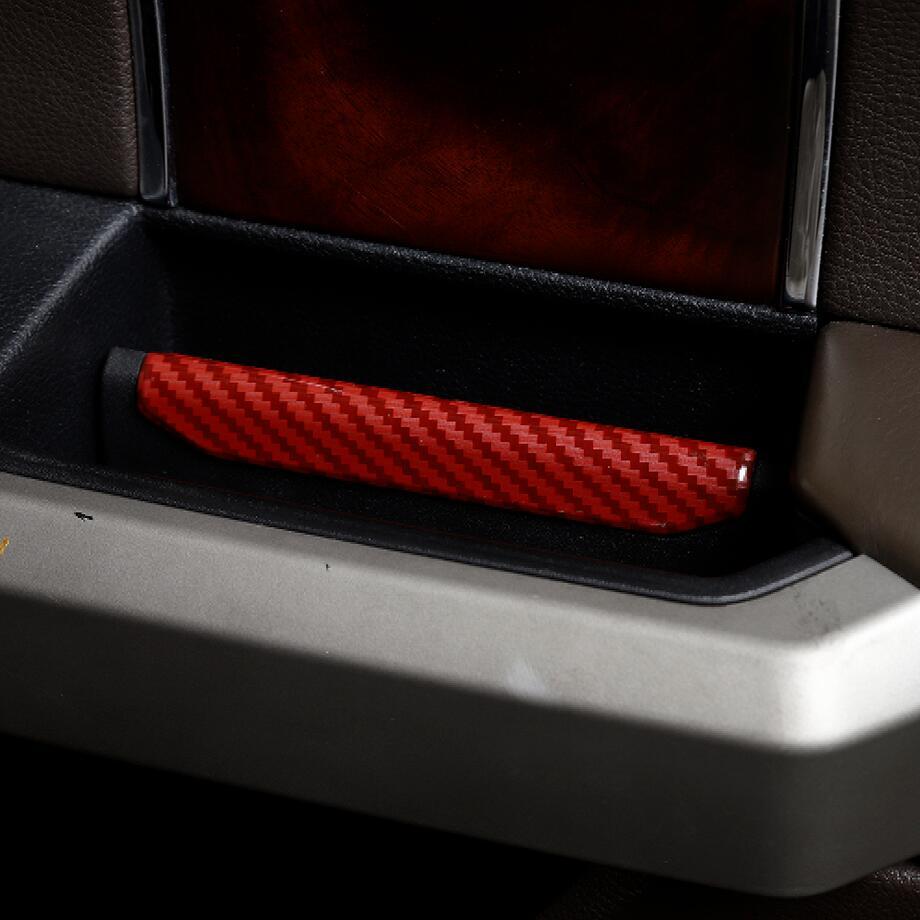 Red carbon interior door handle cover trim strip for 2015-2020 for Ford F-150/F-150