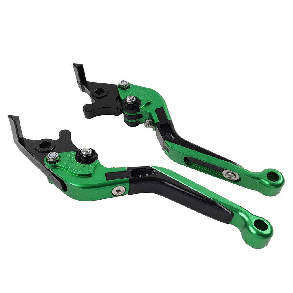 CNC Folding Extendable Brake Clutch Levers for BMW G310R/G310GS 2017-2021 Green