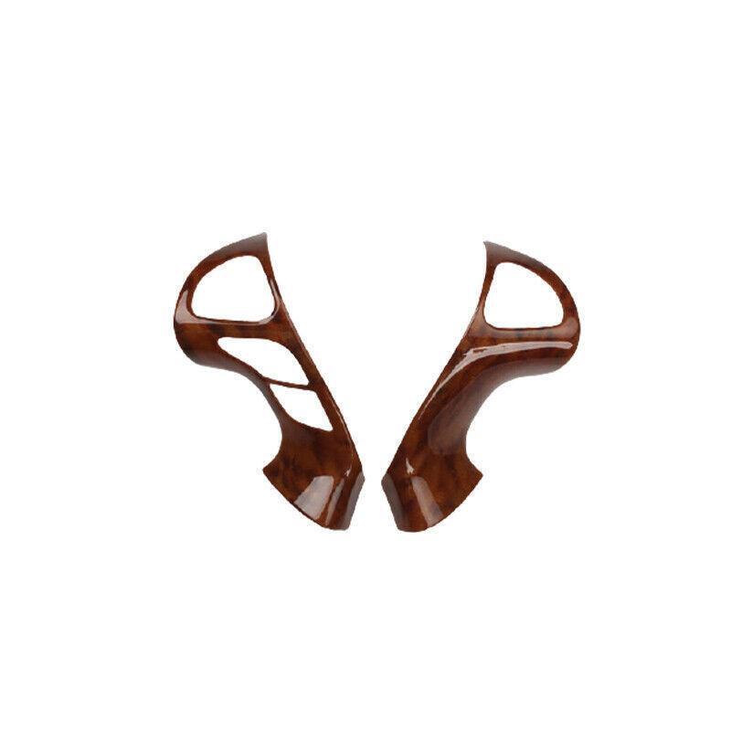 for Nissan Murano 2015-2021 Peach Wood Grain Steering Wheel Switch Cover Trim 2