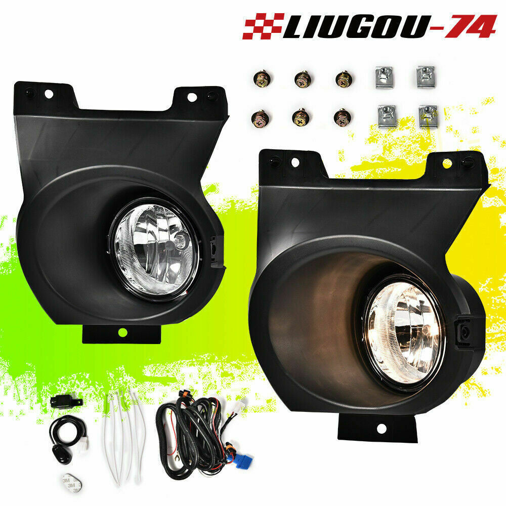 2-piece set of clear driving fog lights with bulbs, new, suitable for 2011-2014 for Ford F150s.