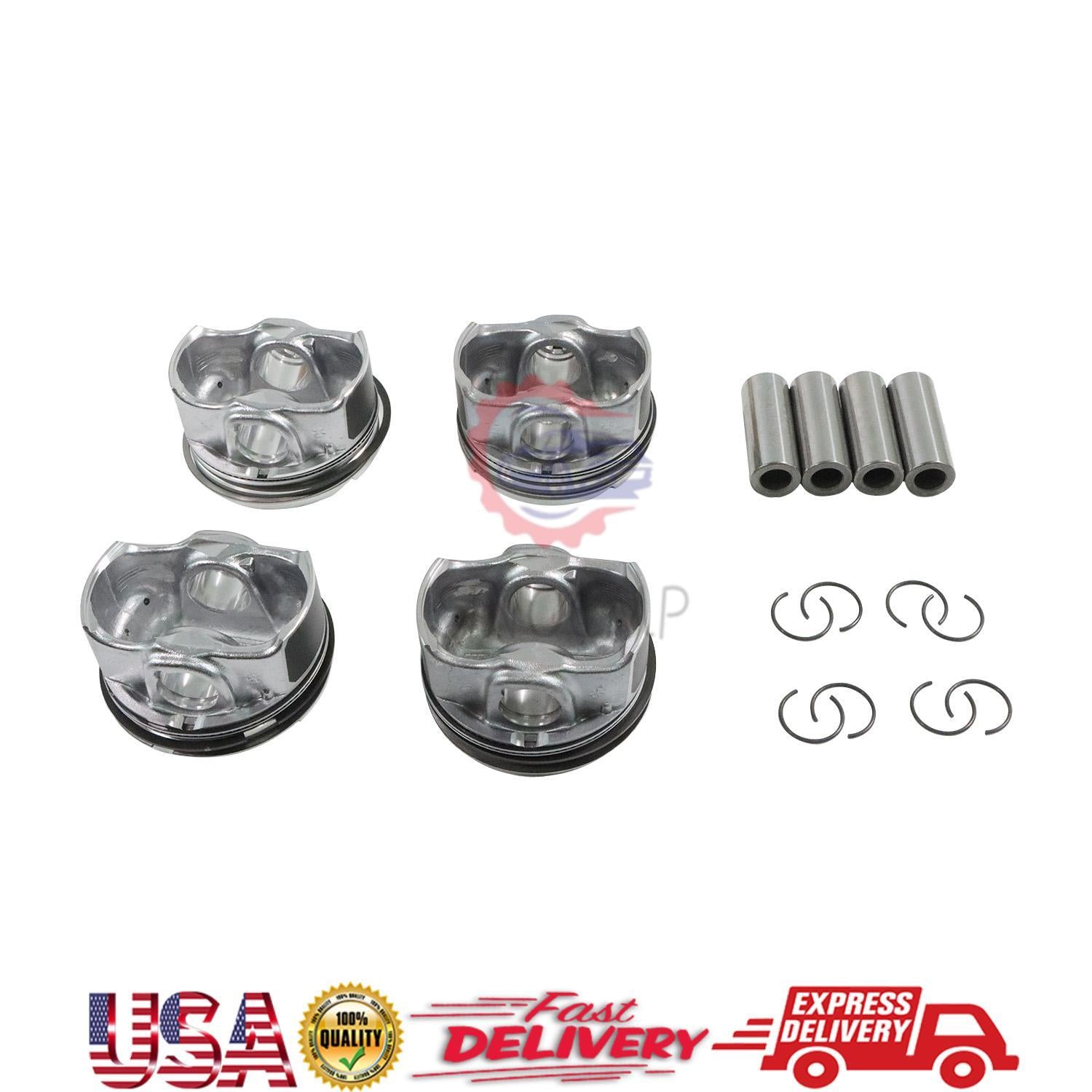 4x G4FJ Engine Pistons  Rings Kit Fit For 2011-19 for Hyundai for Kia 1.6T 23410-2BCA0