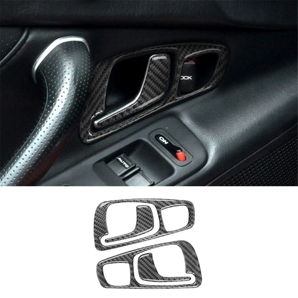 27X Interior Decoration Set Trim Cover Carbon Fiber for Honda S2000 2000-2003