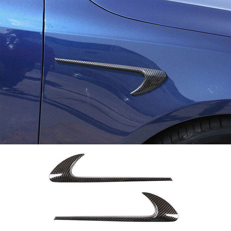 for Benz GLE 20-2023 Carbon Fiber Car Air Flow Vent Side Decoration Sticker Trim