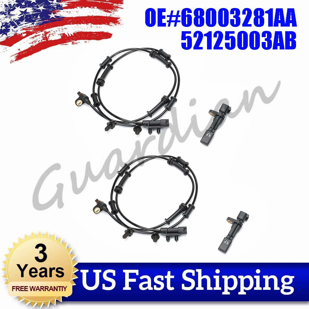 ABS wheel speed sensor 68003281AA 52125003AB suitable for Jeep for Wrangler 07-17 08