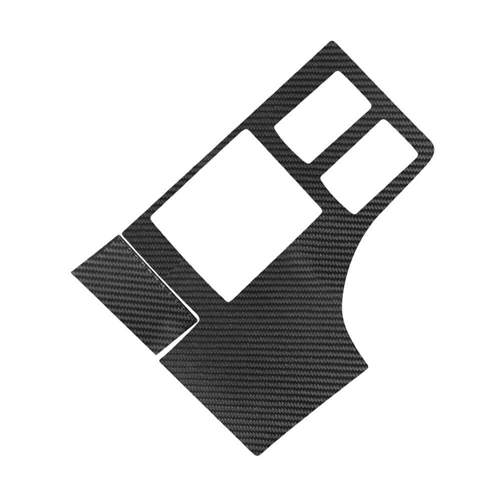 2x Carbon Fiber Dimming Light Switch Frame Cover Trim for Toyota Hilux 2015-2021