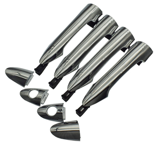 for Kia Picanto 2011-2016 Set of 4 Exterior Door Handles Chrome FL RL RR NEW