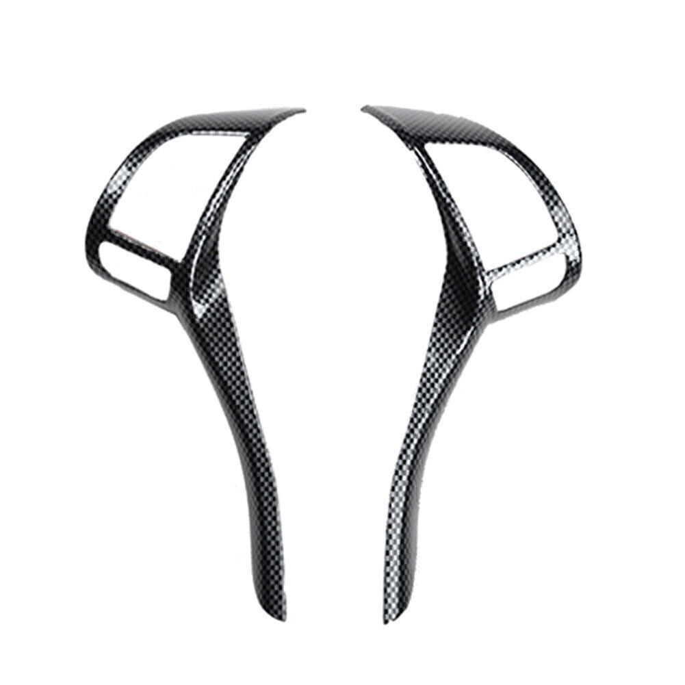 2x Carbon Fiber Inner Steering Wheel Strip Trim for Nissan Altima 2013-2018 2014