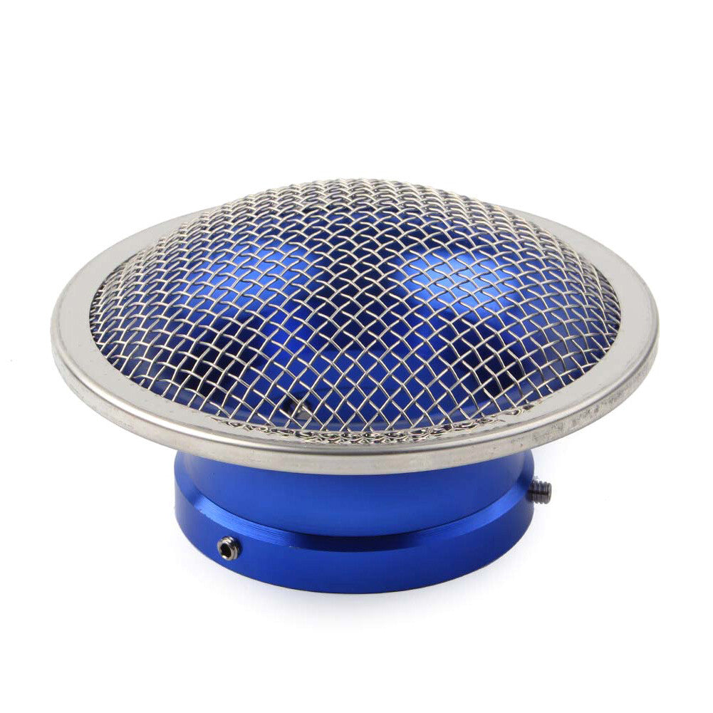 Air Filter Cup With Strainer Fit Universal 32mm/34mm Motorcycle Carburetor Blue