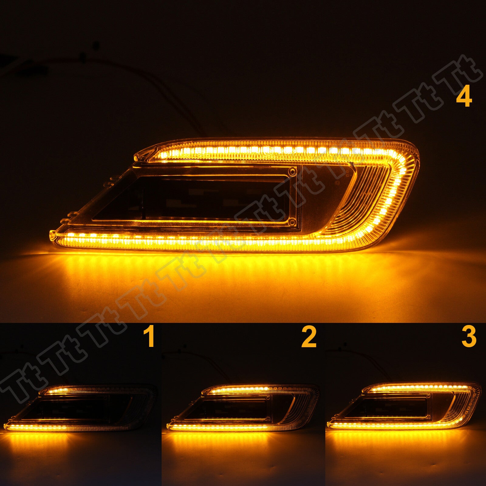 Sequential LED front marker lights for 2016 and later for Mini Cooper F54 Clubman
