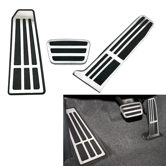 LHD Brake Gas Pedals Foot Rest Pedal Covers for Toyota Highlander for Camry RAV4