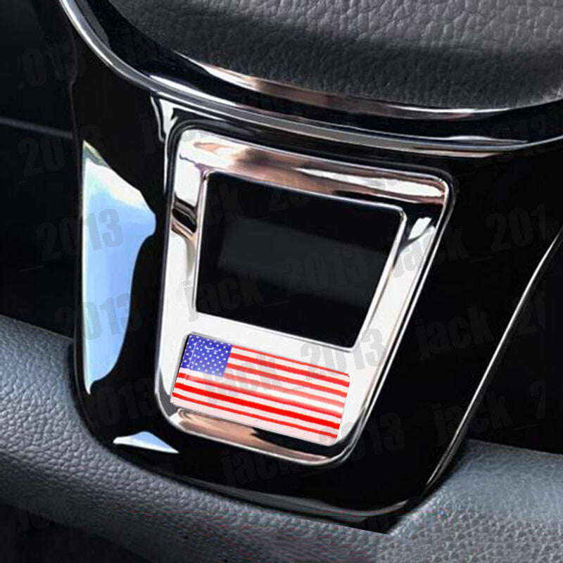 Chrome Steering Wheel Sequin Cover Trim for Volkswagen for VW for Tiguan 2017-2024