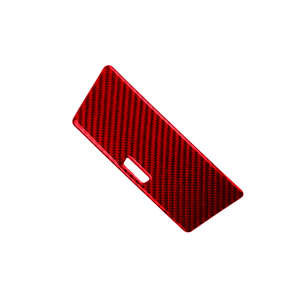 Red Carbon Fiber Cigarette Lighter Trim Panel for BMW X3 2004-2010