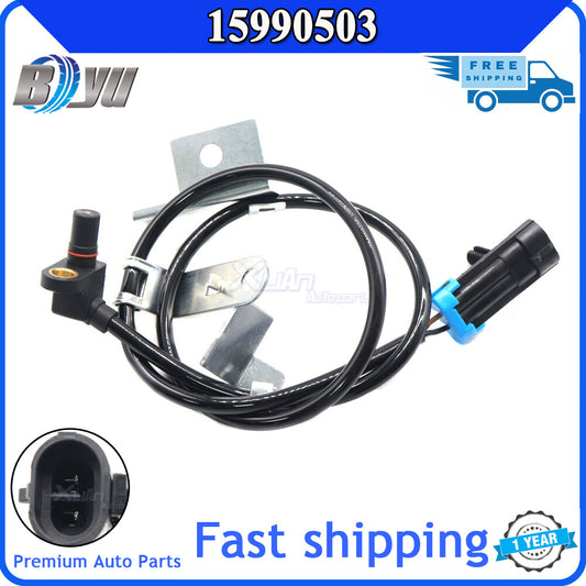 new 15990503 ABS wheel speed sensor suitable for Chevrolet for GMC and for Cadillac models from 1993 to 2005.
