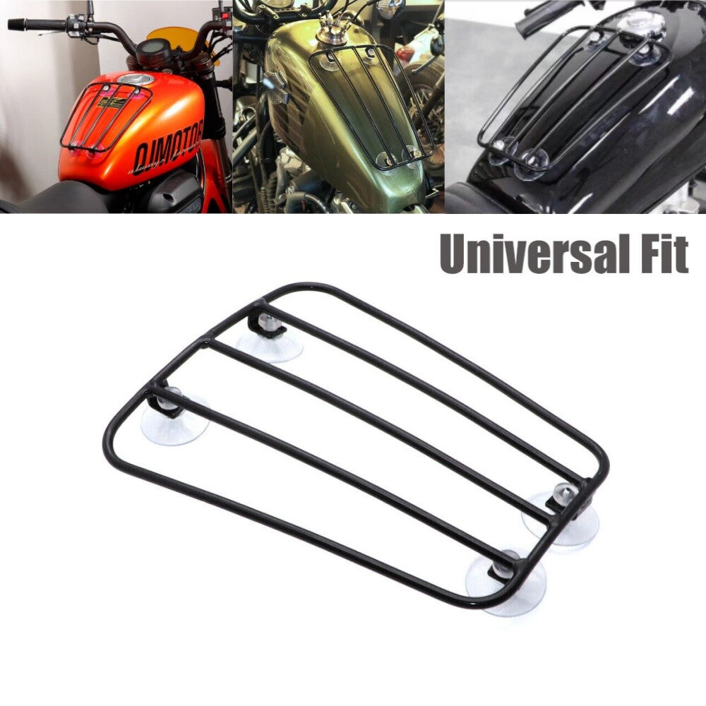 Motorcycle 4 Suction Cup Fuel Gas Tank Sucker Parcel Rack Fit for Harley for Triumph