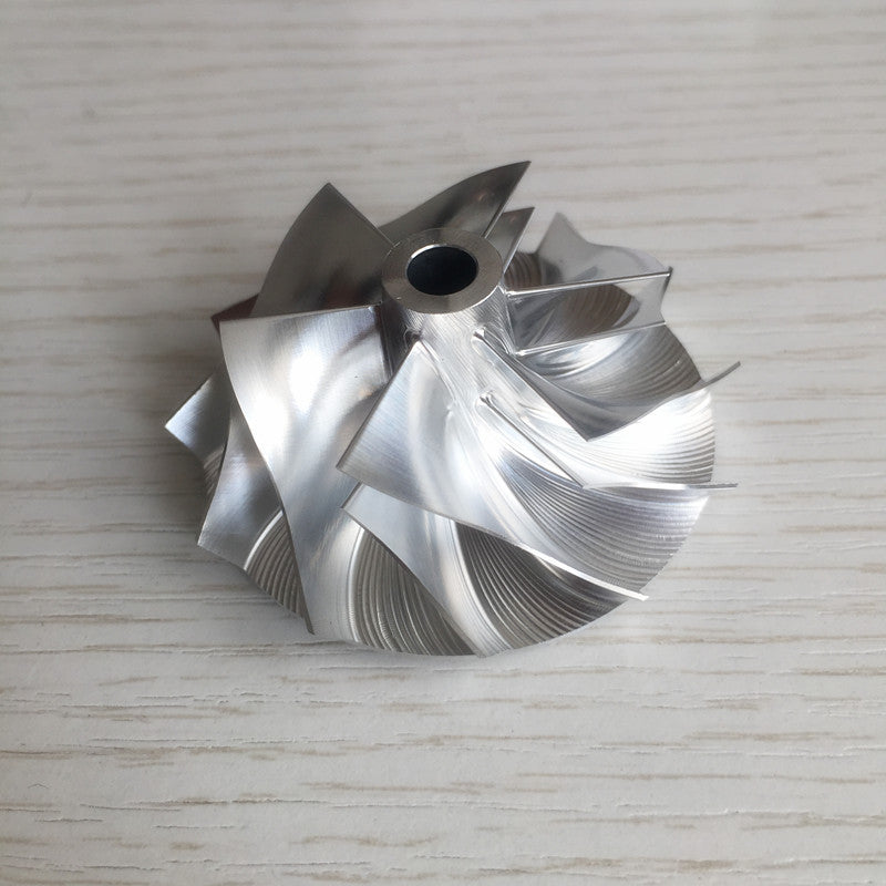 TB25 431350-0015 39.79/51.37mm 6+6 blades Turbo billet compressor wheel