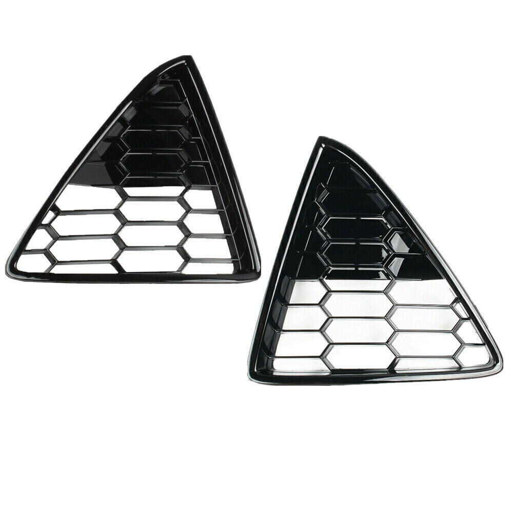 2X Honeycomb Left Right Front Lower Bumper Grilles Replace for Ford Focus 12-14