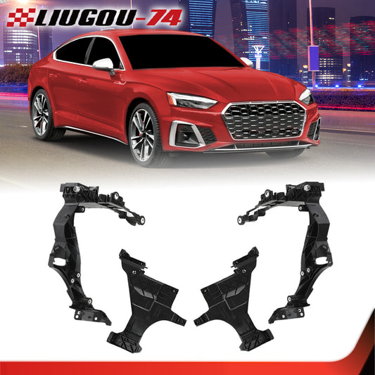 4-piece headlight bracket support base plate suitable for 2008-2012 for Audi for A4,B8, S4.