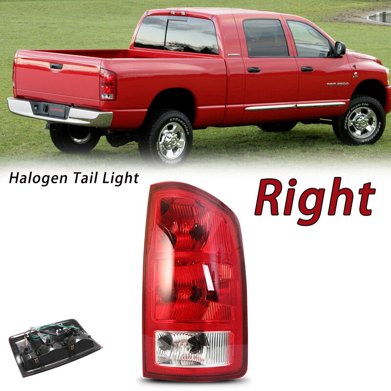 The right rear taillight with integrated drive and brake lights is suitable for Dodge for Ram 2002-2006.