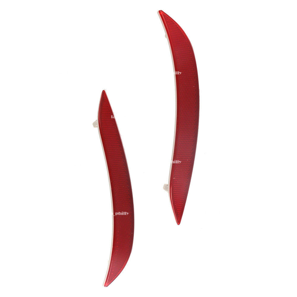 2Pcs Left Right Rear Bumper Reflector Light Lamp Red for BMW E84 X1 2013-2015