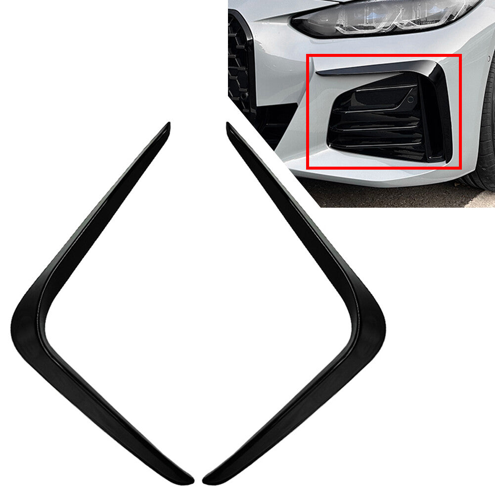 Front Bumper Side Splitter Spoiler for BMW 4 Series G26 M Sport 2020-2024