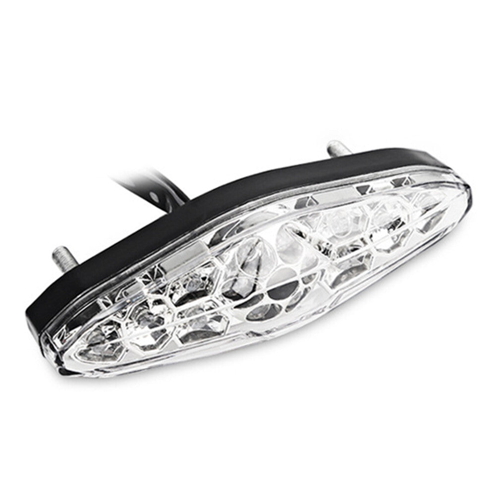LED Rear Tail Light Retro Brake Light Univesal ATV for Honda for Yamaha Clear