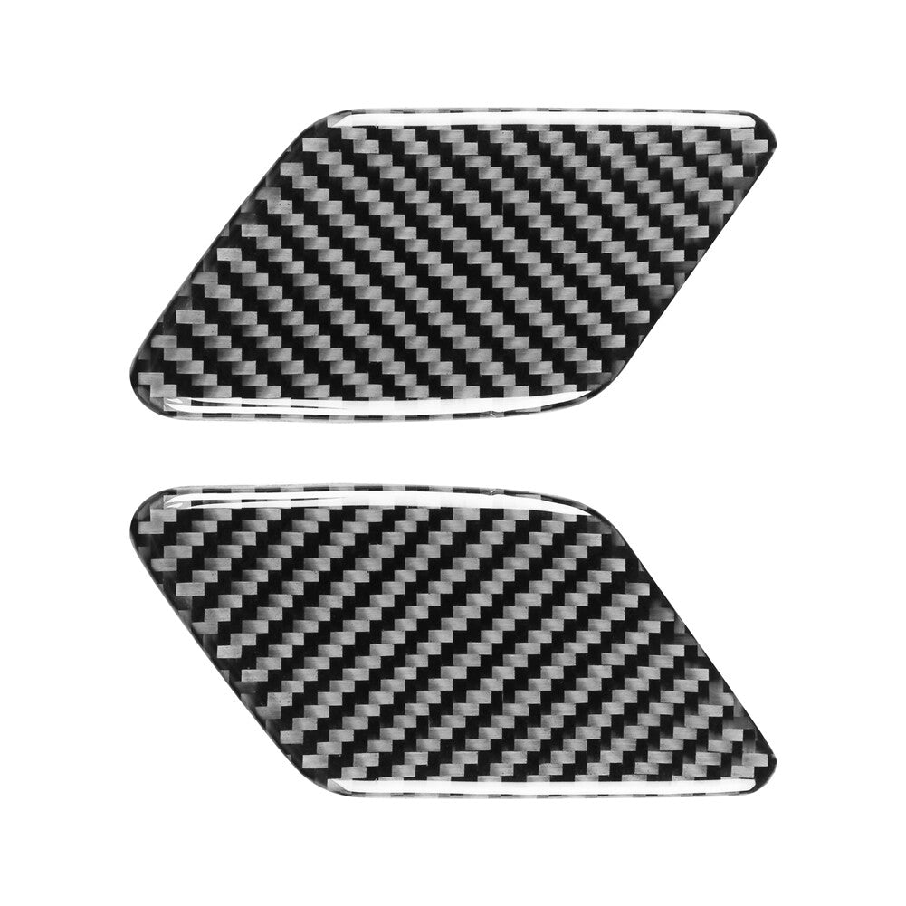 for Audi for A4 B9 2017-2019 Carbon Fiber Headlight Clean Panel Cover Trim Sticker
