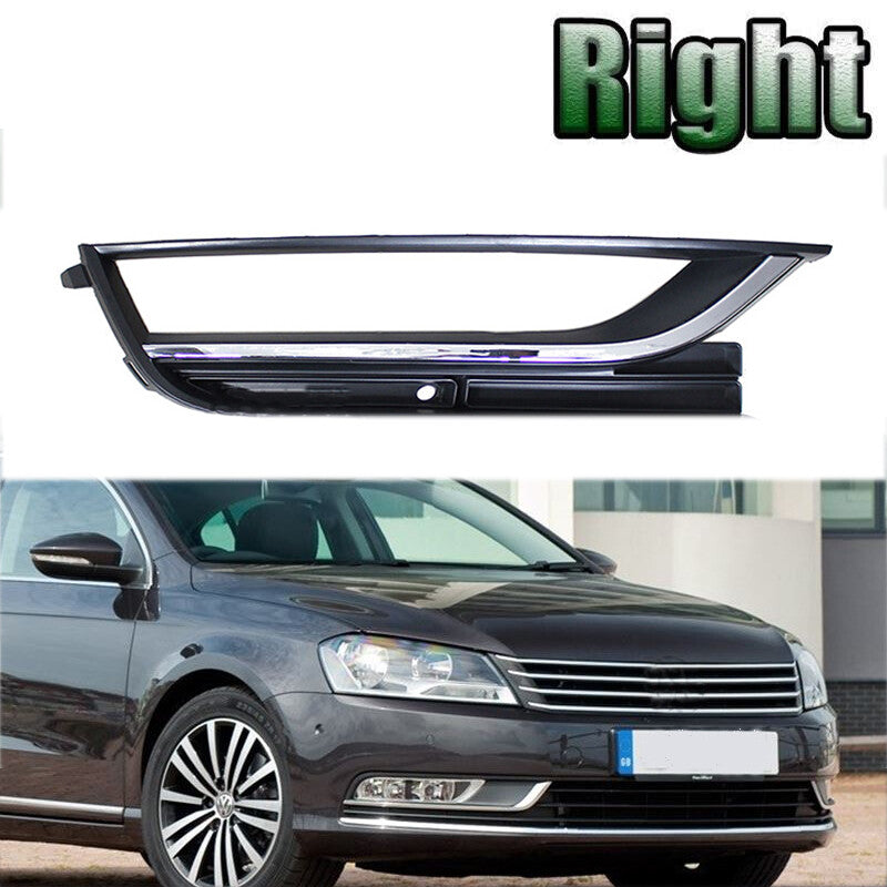 Right Front Bumper Fog Light Cover Chrome for Volkswagen for VW for Passat 2011-2015