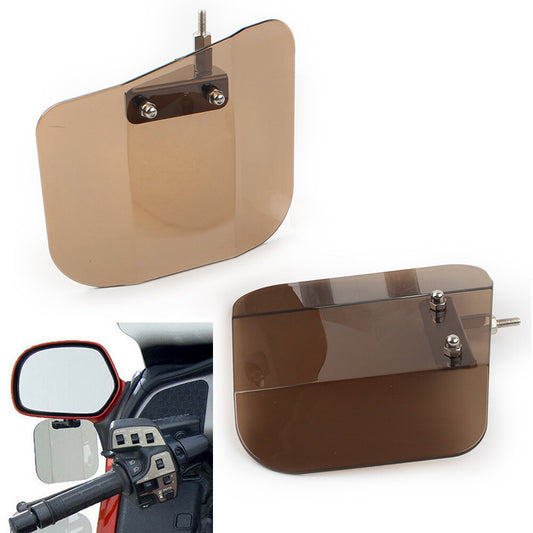 Tan Air Wing Deflector Windshield Mirror Mount for Honda GL1800 01-17 F6B 13-17
