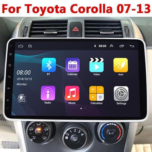 for Toyota for Corolla 07-13 Android 9.1 Stereo Radio GPS Multimedia Player 2+32GB