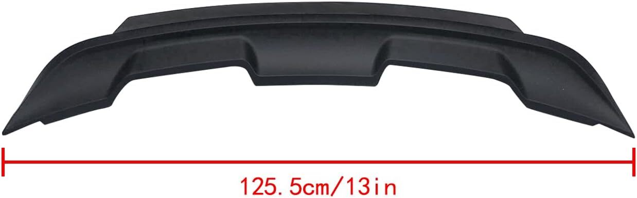for Ford for Mustang 15-23 GT500 Style Rear Spoiler W/ Gurney Flap Wicker Bill Matte