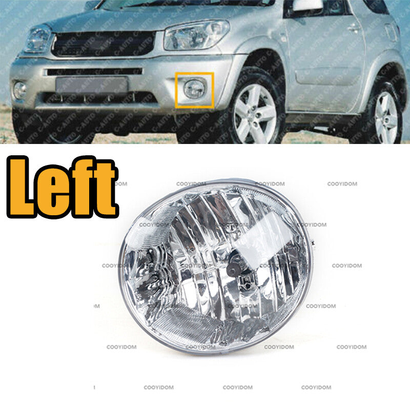 Left Clear Lens Front Bumper Fog Light Lamp for Toyota RAV4 2004-2005