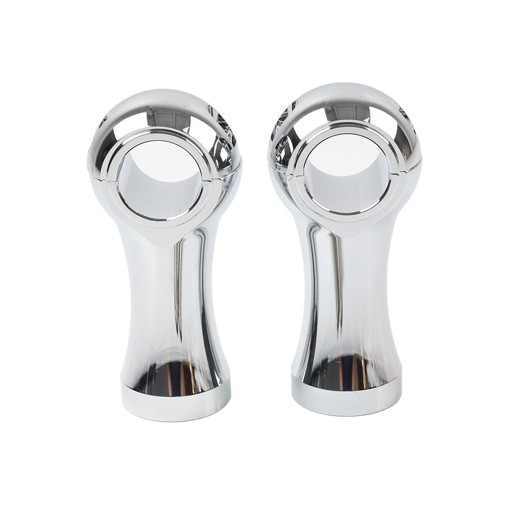 1-1/4 Handlebar Riser Clamp Mount Kit 4inch for Harley Dyna Softail