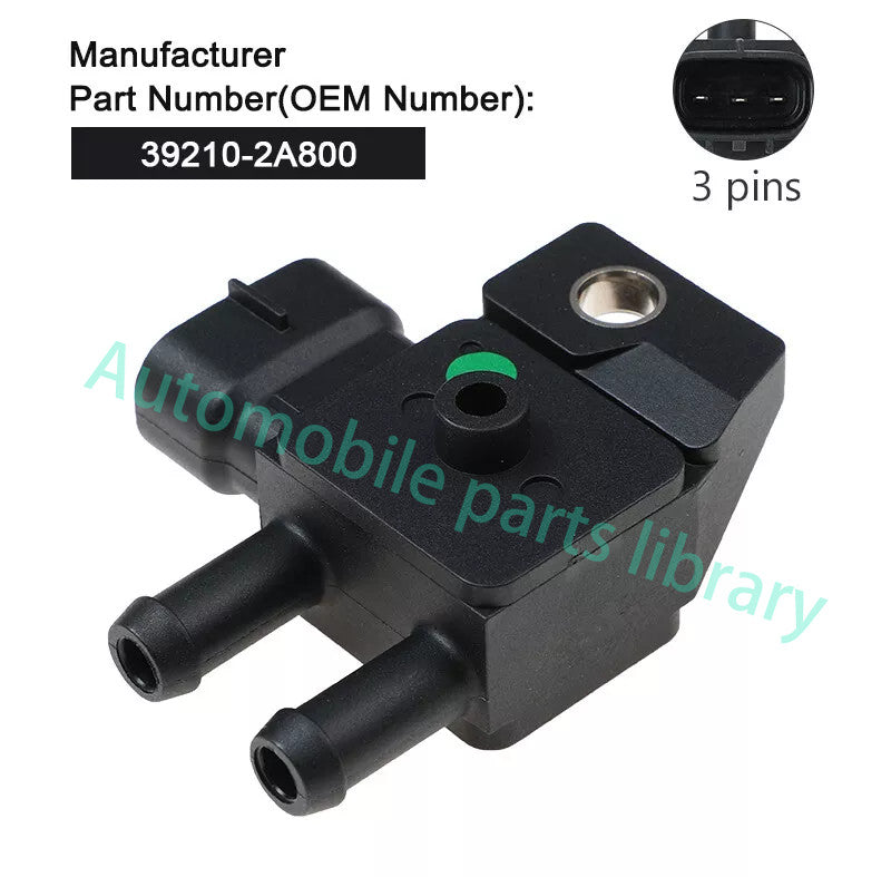 39210-2A800 is suitable for HYUNDAI , for Kia , for NISSAN , for Mitsubishi , and for MAZDA DPF EXHAUST pressure sensors.