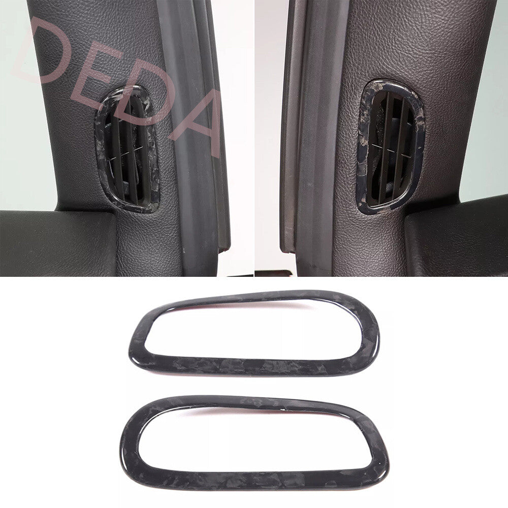 Forged Carbon Fiber Front A Pillar Air Vent Outlet Cover for Corvette C6 2005-13