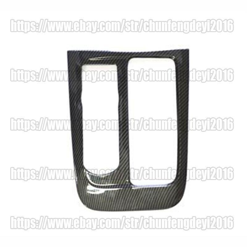 for Jaguar XJ 2010-2019 Carbon Fiber style Central Console Gear Shift Frame Trim