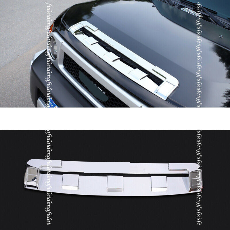 for Toyota FJ Cruiser 2007-2022 Chrome Front Engine Hood Air Intake Grille Cover