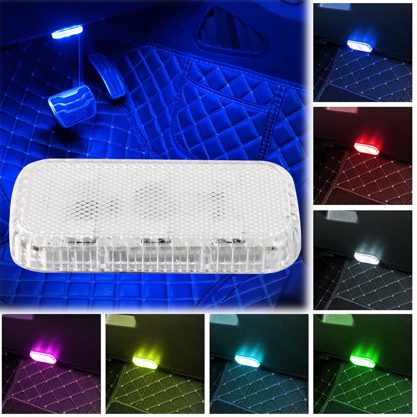 LED RGB Interior Lighting Car/Automotive Ambient Interior Lighting Rechargeable