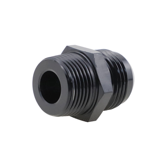 1-Piece Straight Adapter 12AN to 3/4 NPT Accessories, Black Aluminum Premium Material